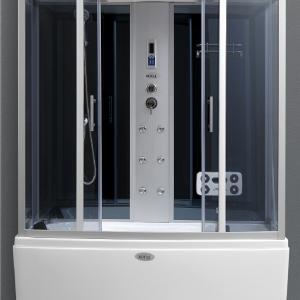 Cabina doccia rettangolare con vasca